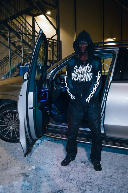 Santo Zip-Up Faded Black