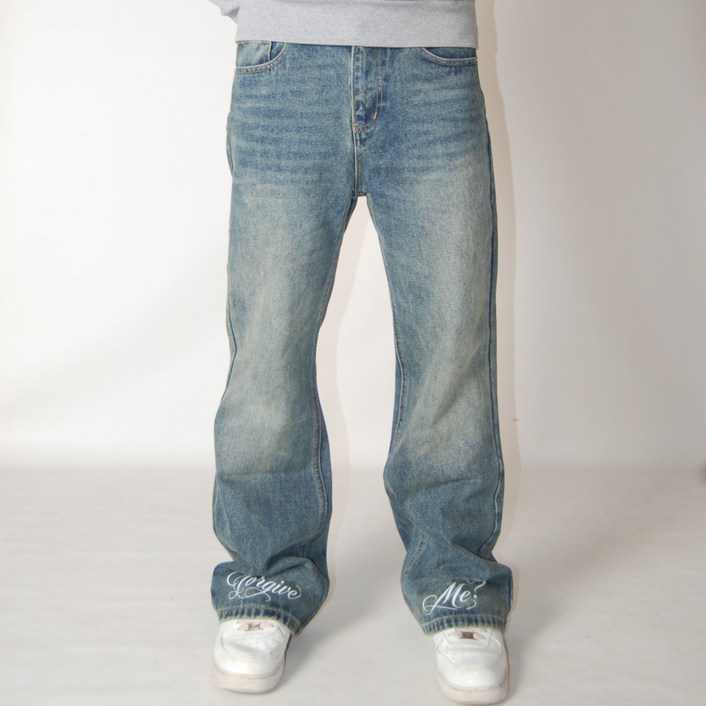 Double Pocket Bootcut Jeans
