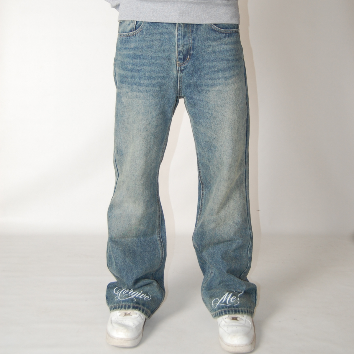 Double Pocket Bootcut Jeans