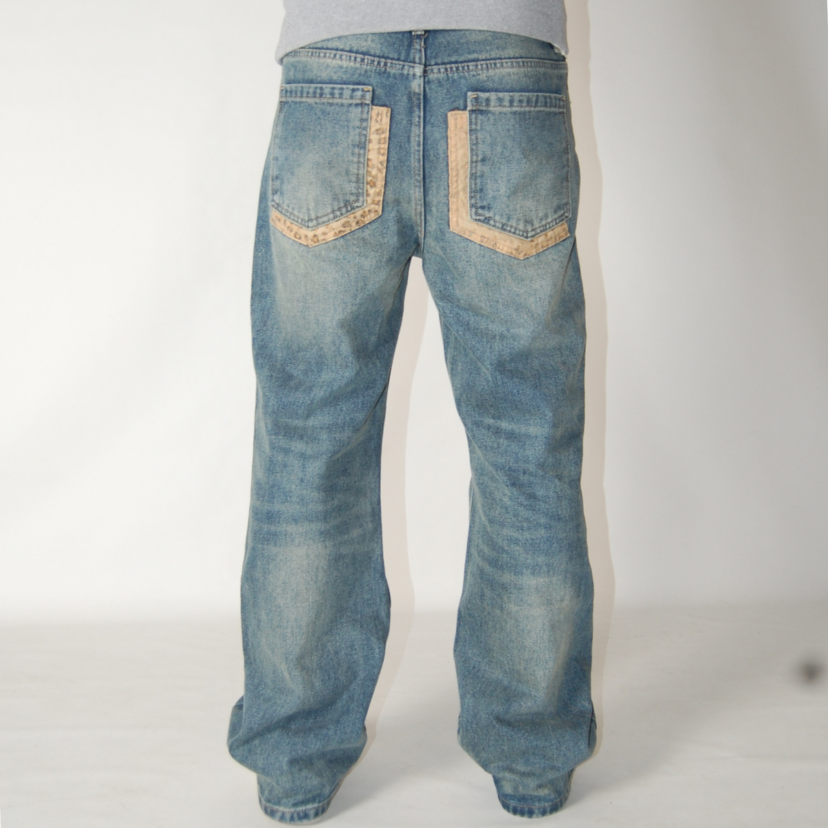 Double Pocket Bootcut Jeans