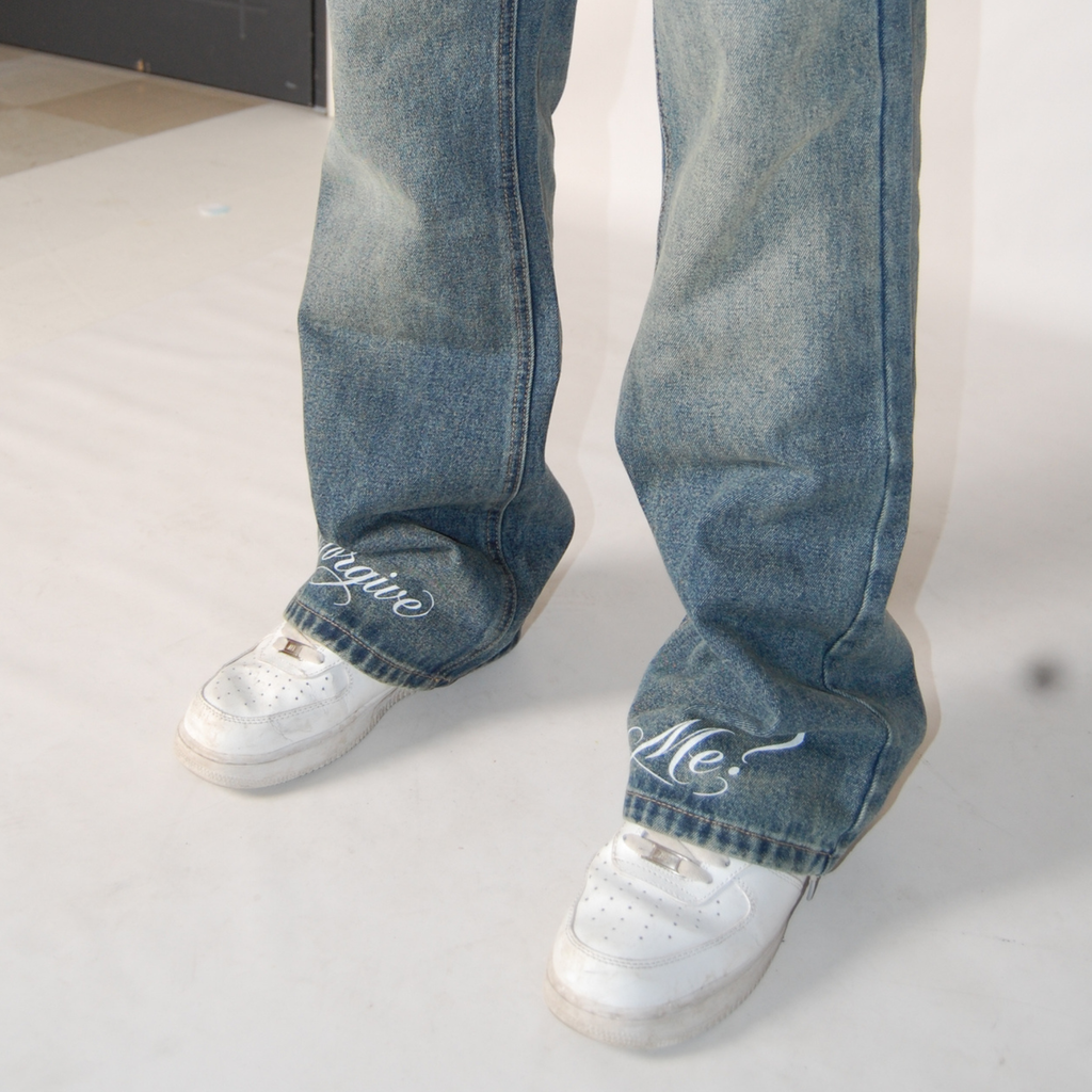 Double Pocket Bootcut Jeans