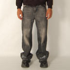 Black Wax Wash Jeans