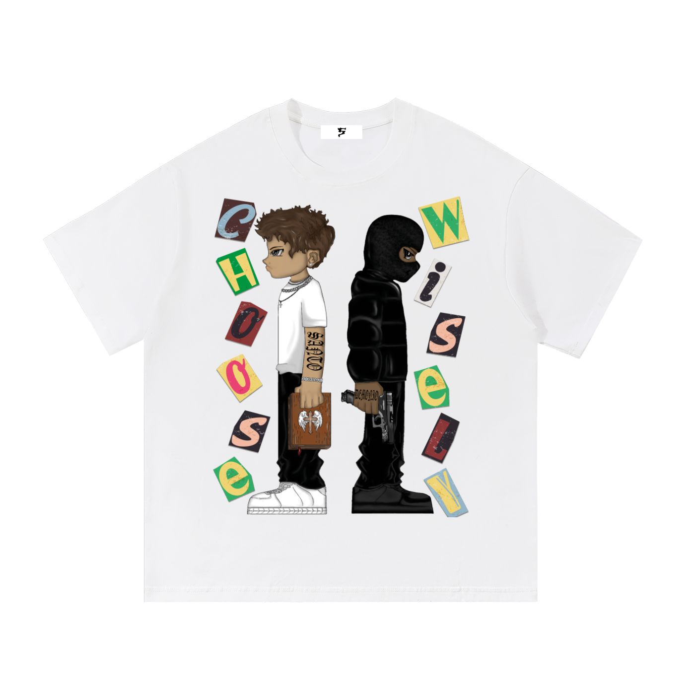 Choose Wisely T-Shirt White