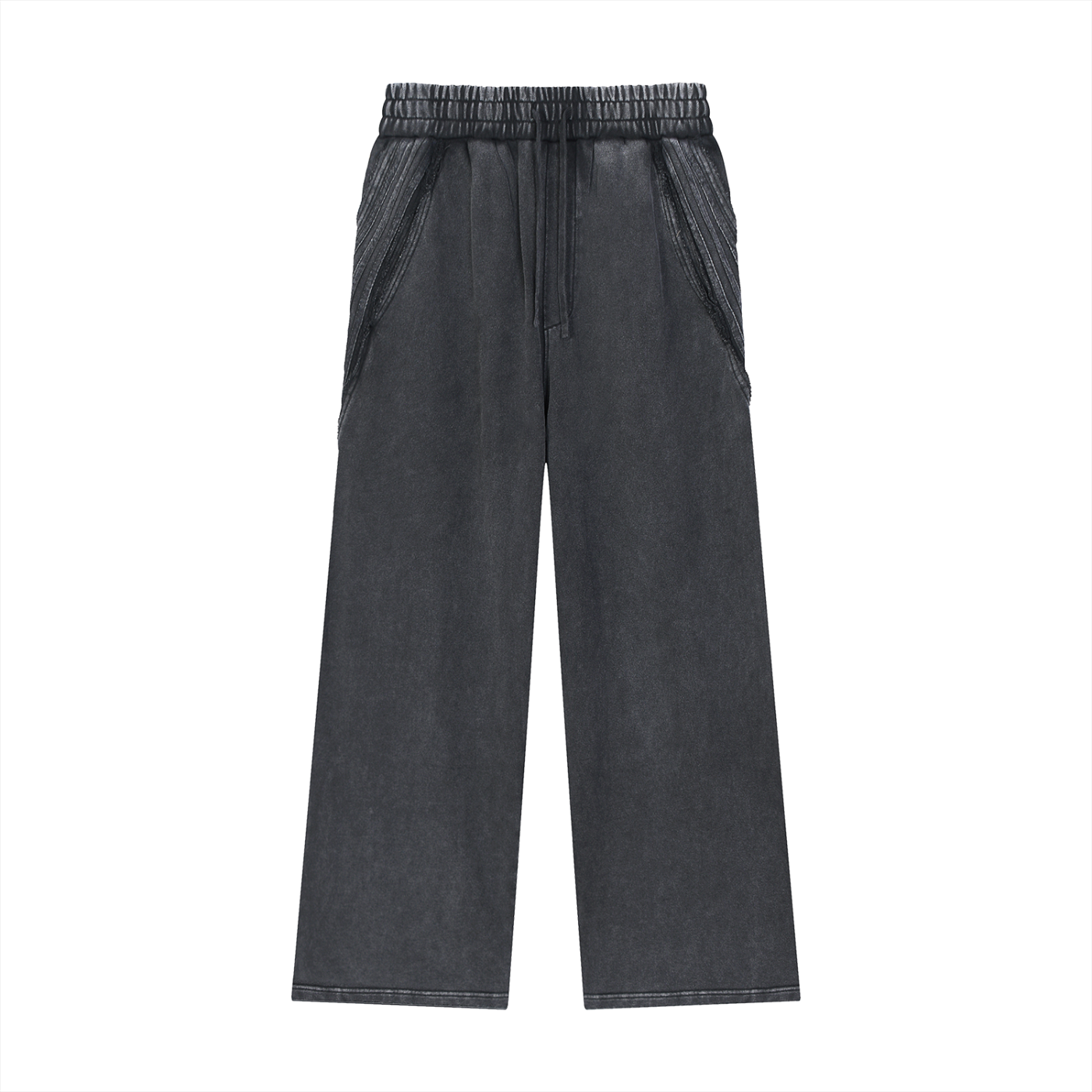 Santo Paneled Sweatpants Black
