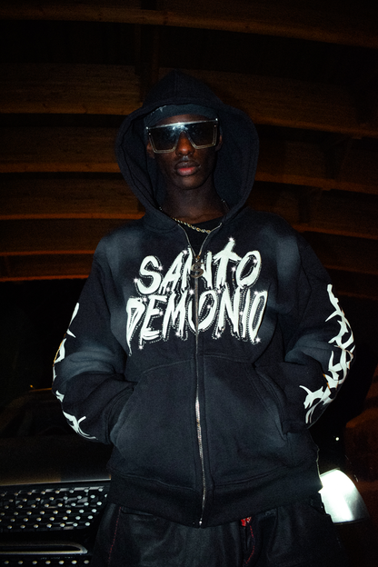 Santo Zip-Up Faded Black