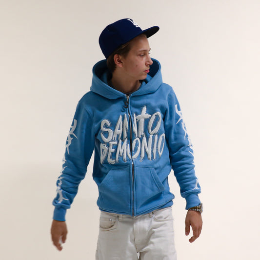 Santo Zip-Up Baby Blue