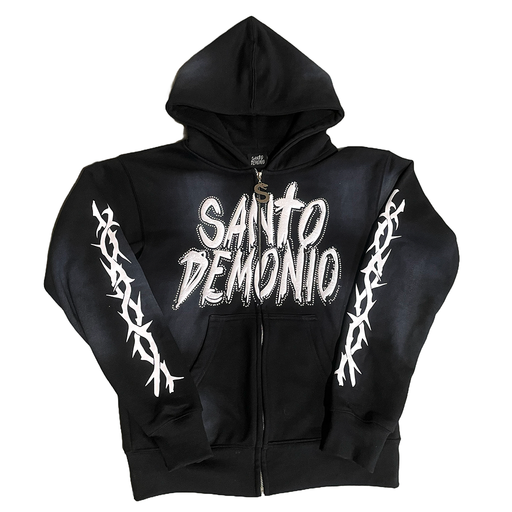 Santo Zip-Up Faded Black