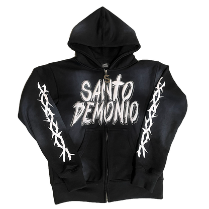 Santo Zip-Up Faded Black