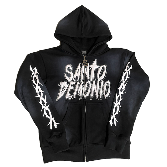 Santo Zip-Up Faded Black