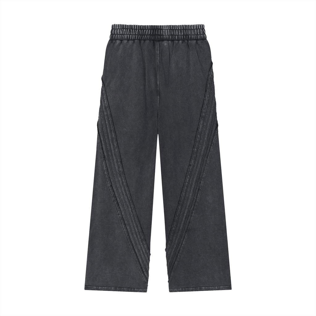 Santo Paneled Sweatpants Black