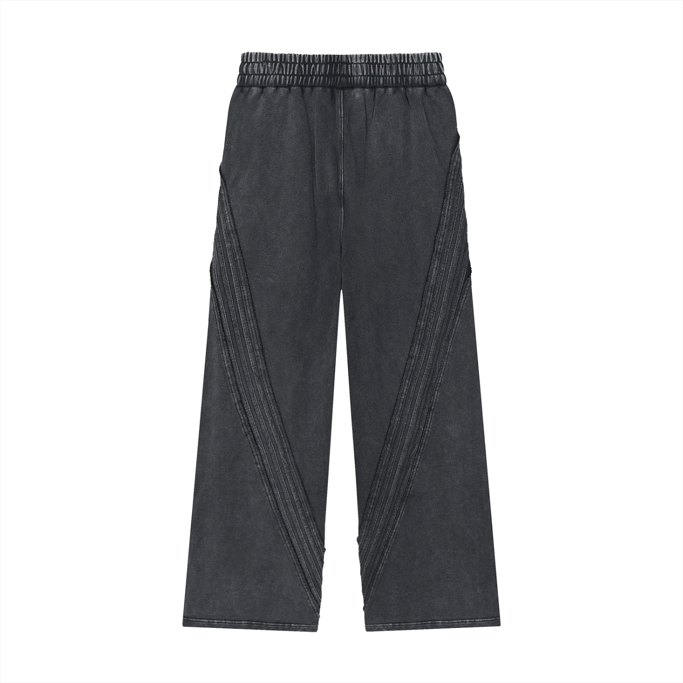 Santo Paneled Sweatpants Black