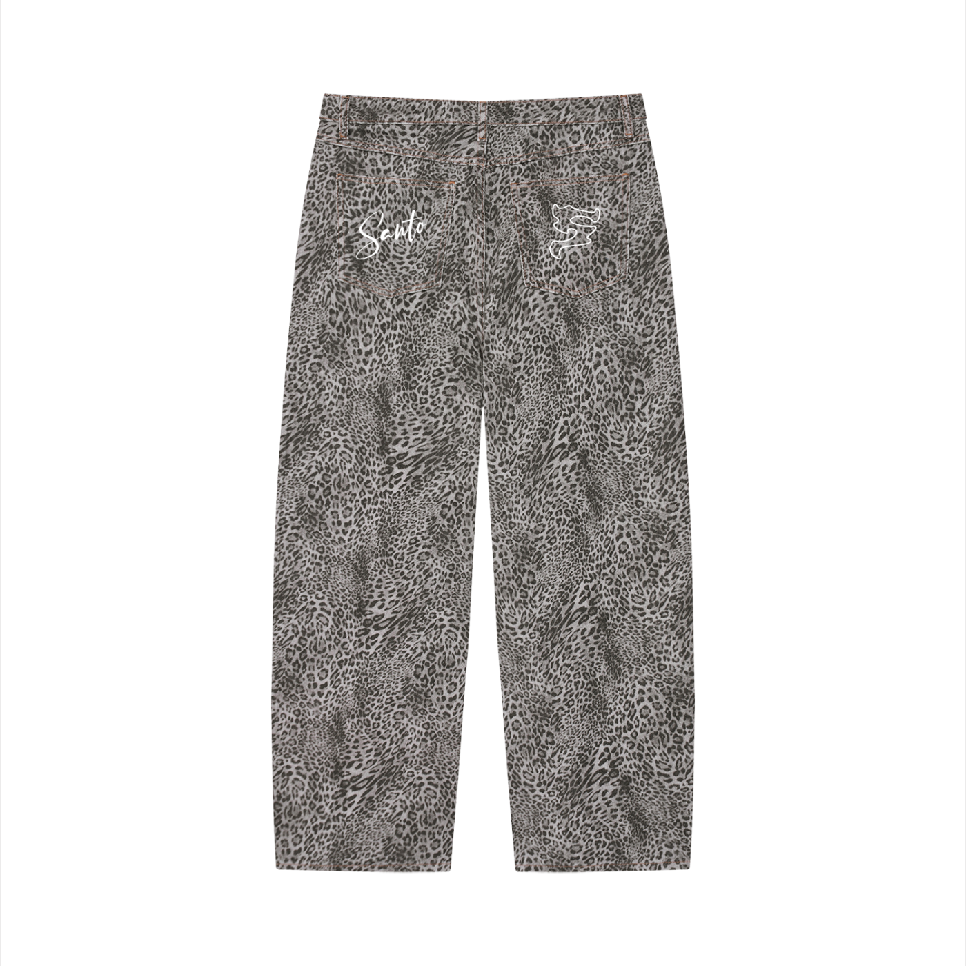 Leopard Wash Jeans