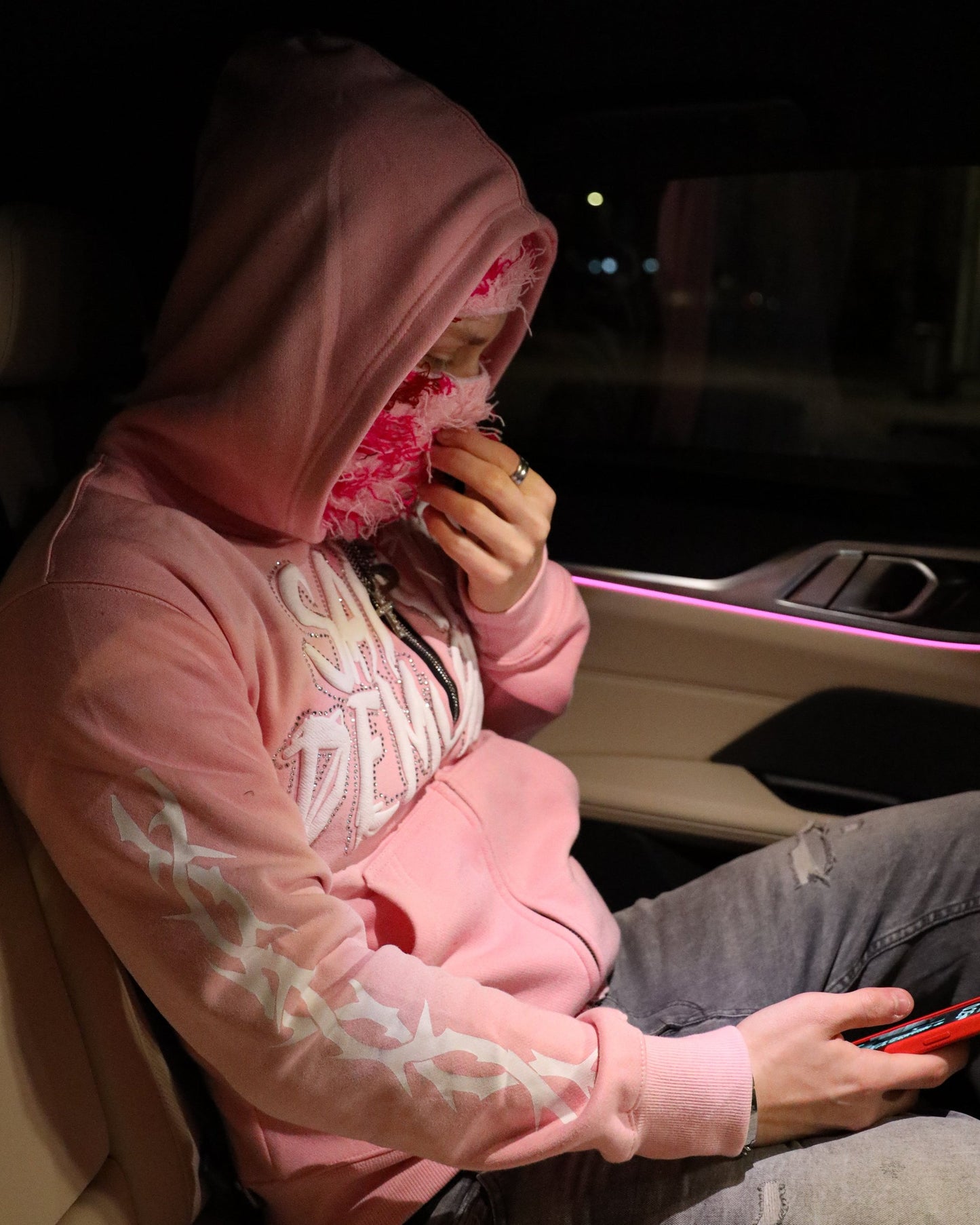 Santo Zip-Up Faded Pink
